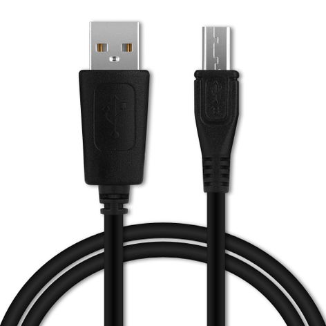Micro USB to USB A Data Cable 1m for Brondi Amico Ampli Vox, Fedele from CELLONIC