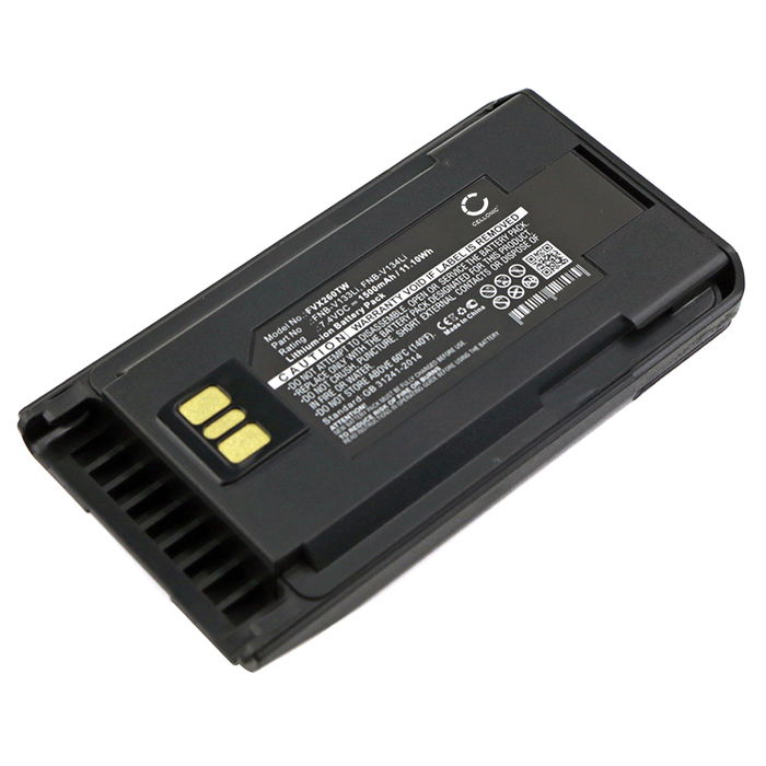 Battery for Motorola EVX-531, EVX-534, EVX-539, VX-261, VX-264, VX-451 Vertex EVX-261, EVX-530, EVX-531, EVX-534 7.4V 1500mAh Lithium Ion from CELLONIC