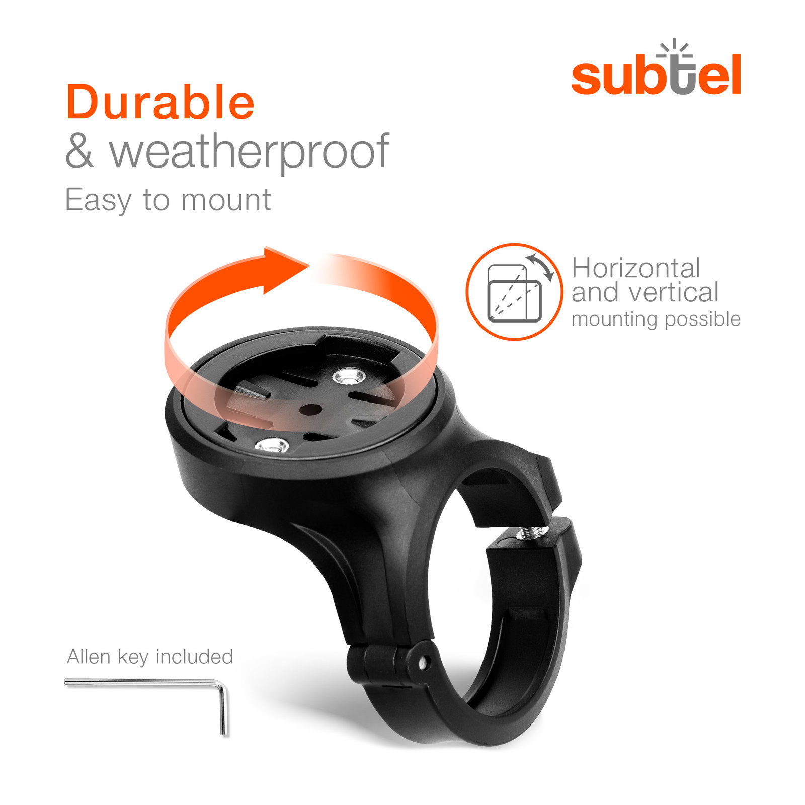 Garmin Edge 1040 Solar Aero Stem Mount from subtel