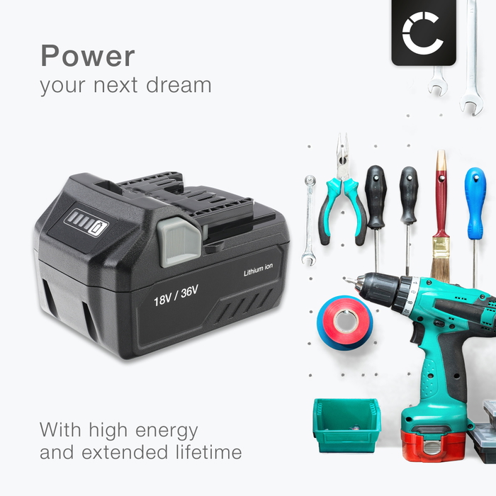 HiKOKI DV36DA Battery 18V 3000mAh from CELLONIC