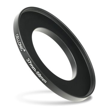 37mm - 58mm Step Up Ring Camera Filter Adapter for Canon, Nikon, Sony, FujiFilm, Olympus Lenses from CELLONIC