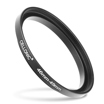 46mm - 49mm Step Up Ring Camera Filter Adapter for Canon, Nikon, Sony, FujiFilm, Olympus Lenses from CELLONIC