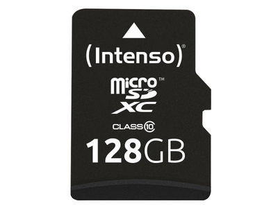 micro SDXC Card / Memory Card 128GB - Class 10 for Sony Xperia 5 IV, OPPO Find X5 Lite, Xiaomi Redmi Note 11S, Nintendo Switch, Garmin Etrex 32x, DJI Mavic Mini 2, Chromebook from Intenso