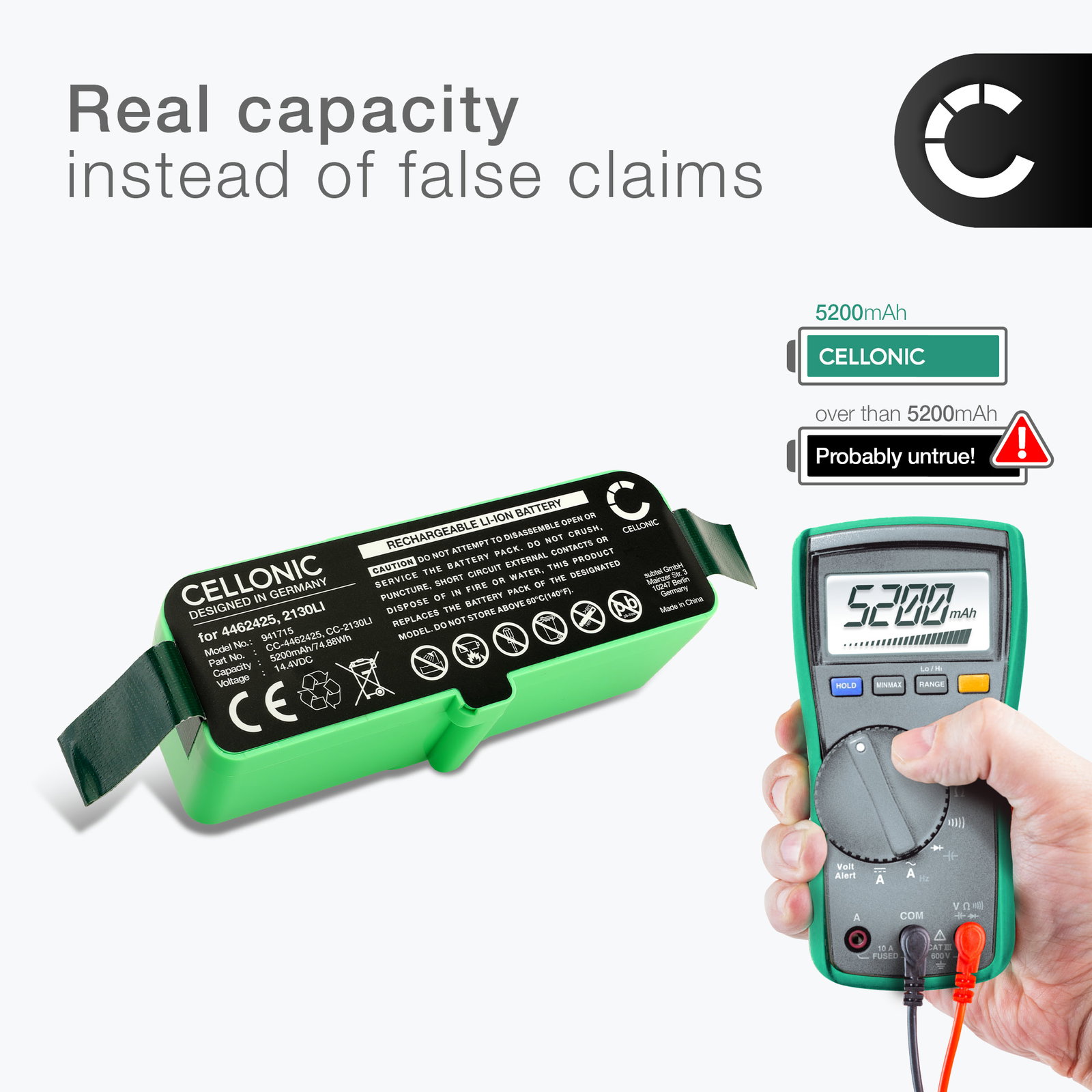 Battery for iRobot Roomba 980, 960, 965, 671, 675, 681
