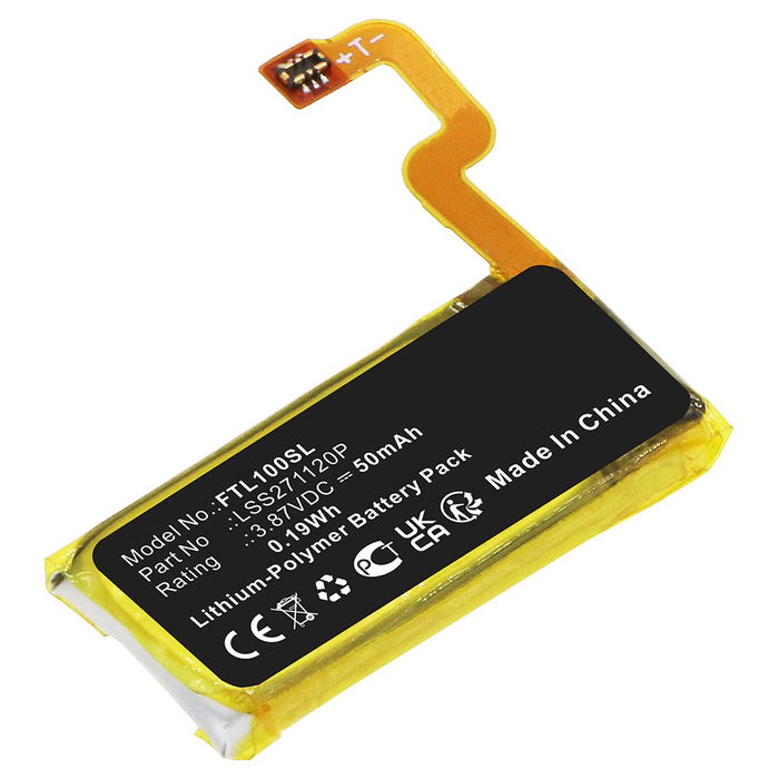Battery for FitBit Luxe - LSS271120P (50mAh) Replacement battery