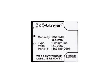 Battery for LXE 8650 Bluetooth Ring Scanners, LX34L1-G, Bluetooth Ring Scanner Honeywell Voyager 1602G, 8670, 8650 3.7V 850mAh from CELLONIC