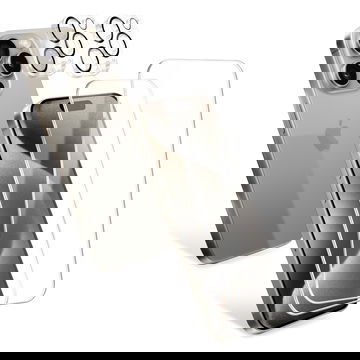 Apple iPhone 15 Pro, 2x camera protection glass and 2x screen protector glass 6.1 2.5D Case-friendly 9H 0.33mm Full Glue, screen protector Tempered Glass