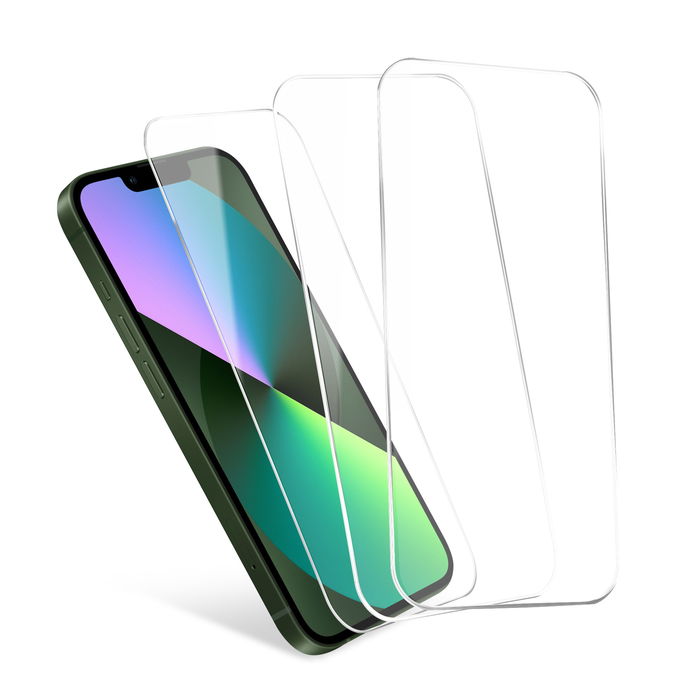3x CELLONIC iPhone 13 Mini Screen Protector - 5.4" Phone Screen Cover 2.5D Full Glue Ultra Thin 9H Tempered Glass Protective Smartphone Display Screen Guard