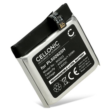 Battery for Amazfit GTR - 47mm, A19029 - PL502625H (400mAh ) Replacement battery