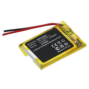 Battery for Garmin Forerunner 245, Forerunner 245 Music - 361-00086-11 (170mAh ) Replacement battery