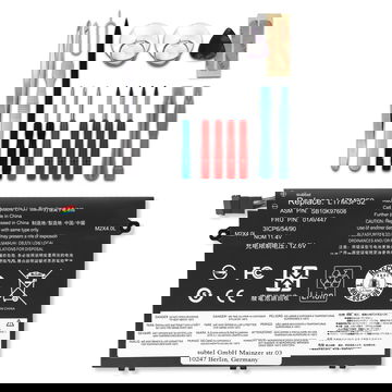 Battery for Lenovo Thinkpad E480, E485, E490, E580, E585, E590, E595, R480, R580 11.4V 4100mAh + Tool-kit from subtel