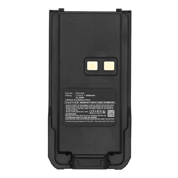 Battery for Ailunce HD1, Retevis RT29, RT29D, RT29U 3000mAh 7.4V from CELLONIC