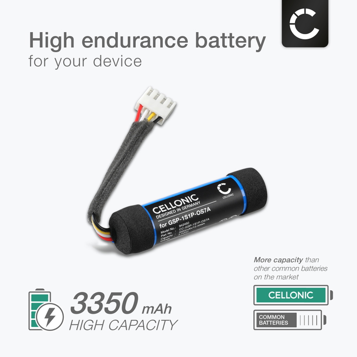 Batterie Compatible Harman Kardon GSP-1S1P-OS7A 3,7V 3350mAh – Li-Ion, Fiable Et Durable