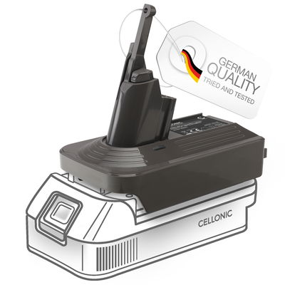 Makita 18V to Dyson V7 & V8 Series Battery Adapter MT18V7V8 Converter from CELLONIC