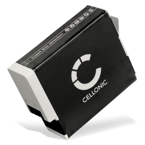 Battery for GoPro Hero 12, 10, 11, 9, 12 black; AHDBT-901 AHDBT-901C (1730mAh, 3.85V) from CELLONIC
