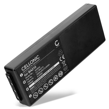 Battery for HBC Radiomatic Spectrum 1, 2, 3, Linus 4, 6, Micron 4, 6, Eco, FUB10AA - BA210 2000mAh from CELLONIC