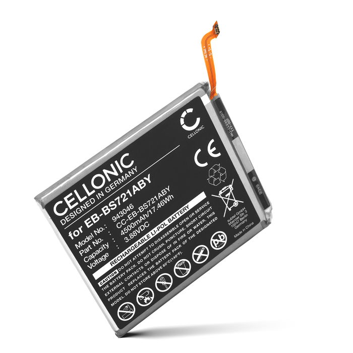 Battery EB-BS721ABY for Samsung Galaxy S24 FE / SM-S721 - 4500mAh, 3.88V from CELLONIC