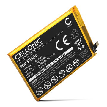 Battery for Motorola Moto G23, XT2333, XT2333-1, XT2333-2, XT2333-3, XT2333-4, XT2333-5, PH50 (4850mAh, 3.87V) by CELLONIC