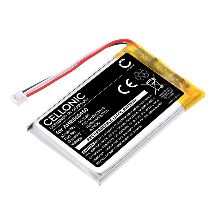 Battery for LeapFrog LF1726-2FHD, LF1726FHD 6000mAh from CELLONIC