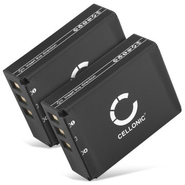 2x Battery for Fuji FinePix SL300, S1, SL1000, SL280, SL240, SL260, SL245, SL305, F305 NP-85 (1500mAh, 3.7V) from CELLONIC
