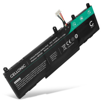 1x Battery for HP EliteBook 830 Gen 9, 840 Gen 10, 1040 G10, Elite x360 830 G11, ZBook Firefly 14 G10, Firefly 16 G10, Elitebook 835 Gen 10, WP03XL 11.4V 4150mAh from CELLONIC