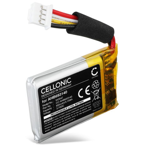 Battery for JBL Go 4 AHB693140 (850mAh, 3.7V) from CELLONIC