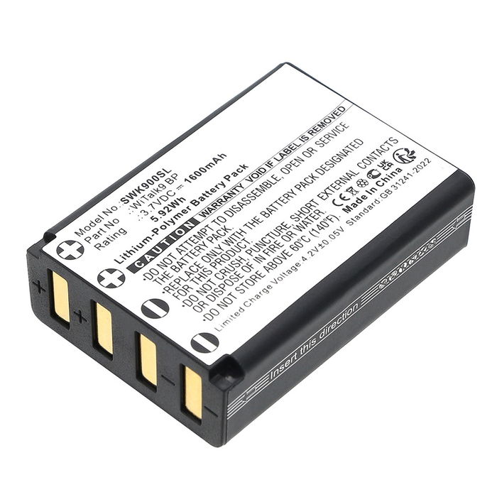 Battery for Saramonic WiTalk 9 SMH WiTalk9 BP (1600mAh, 3.7V) from CELLONIC