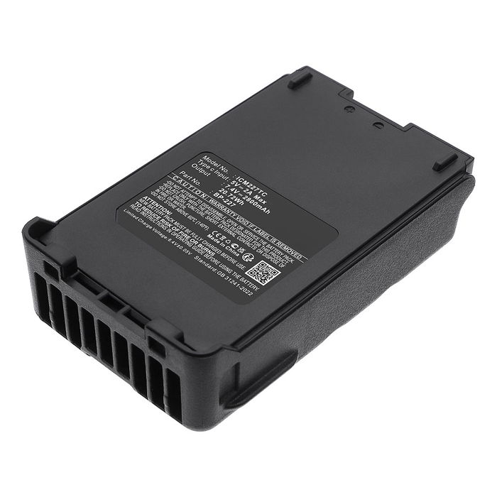 Battery for Icom IC-F50, IC-F51, IC-F61, IC-M87, IC-M88, IC-V80, IC-V80E, IC-V85 7.4V 2800mAh Li Ion from CELLONIC