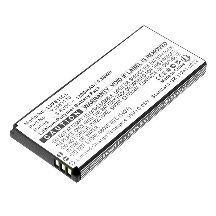 Battery for Fanvil Linkvil W611W, W610W YJ563170 (1200mAh, 3.8V) from CELLONIC