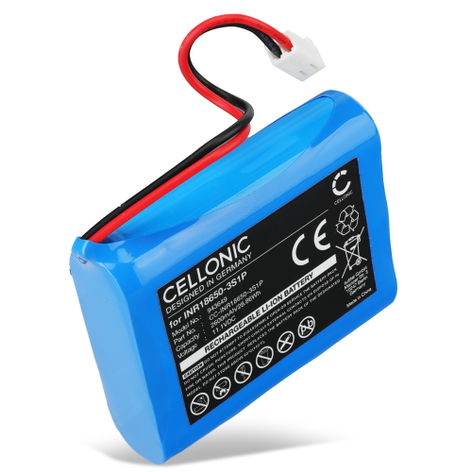 Battery for Capillus 272 INR18650-3S1P (2600mAh, 11.1V) from CELLONIC