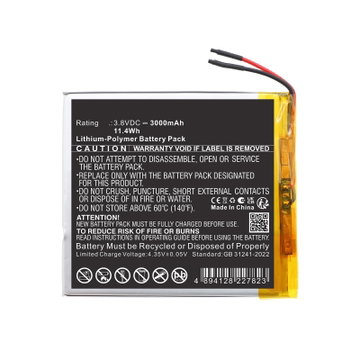 Battery for Archos 70 Oxygen, AC70OX, AC70OXV2, Archos 298292, GPC298292 298292 (3000mAh, 3.7V) from CELLONIC