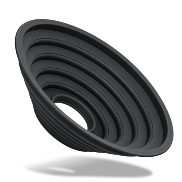 Universal Camera Lens Hood for 50-70mm - Rubber Screw-in Collapsible Lens Shade from CELLONIC