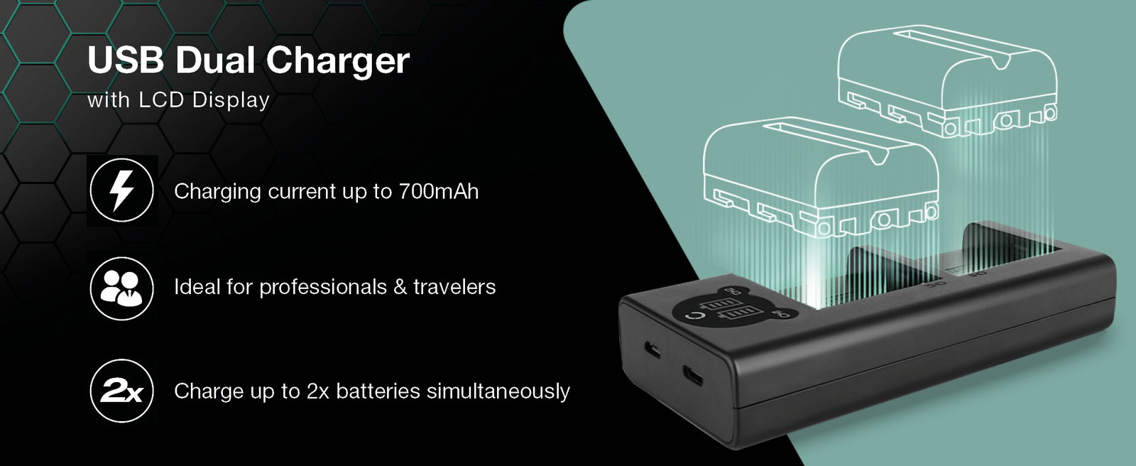 2x Batteria per Fujifilm FinePix X10 XP150 650mAh 3,6V